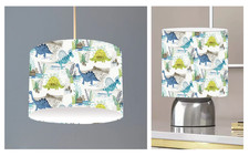 DINO ROAR dinosaurs choose from Ceiling Light Shade, Touch Lamp or Bundle