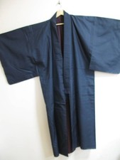 Japanese Boro Haori Jacket Aged Textile Men Long Haori Jacket Gray Color Japan