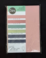 SIZZIX Surfacez Muted Opulent Cardstock Pack • 60 Sheets • 8" x 11.5" • 665697