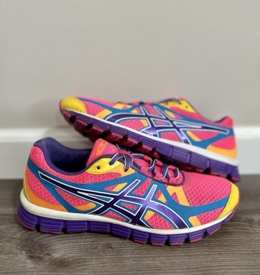 ASICS Gel Extreme 33 Shoe Womens Size 8 Multicolor Mesh Lace Up Low Top Sneaker