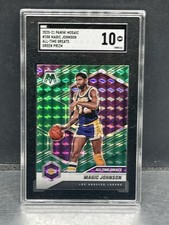 PANINI 2020-21 Mosaic Magic Johnson Genesis Prizm All-Time Greats #288 SGC 10
