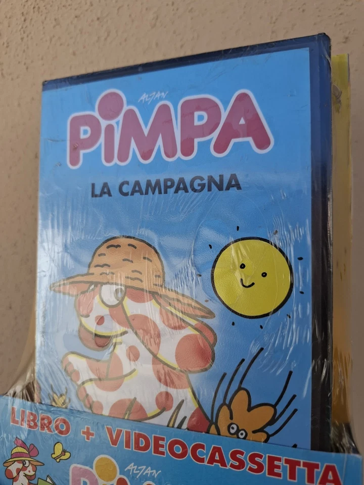 PIMPA Libro + Videocassetta Vhs Sigillato Raro Franco Panini - Immagine 2 di 4