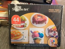 Shuttle Art Magic Foam Texture Painting Kit 44 Pack Non-Toxic Acid Free
