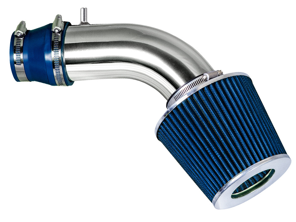 BLUE Short Ram Air Intake+Filter For 11-17 Accent/Veloster/Elantra 1.6L/1.8L L4
