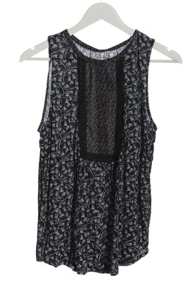ANN TAYLOR LOFT Tanktop Damen Top Gr. DE 40 schwarz Casual-Look