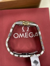 OMEGA Constellation Co-Axial 18k /SS 123.20.35.20.52.002 Diamond UNWORN Full Set 10