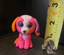 Ty Mini Boos Beanie Figure PRECIOUS the PUPPY DOG - Series 2