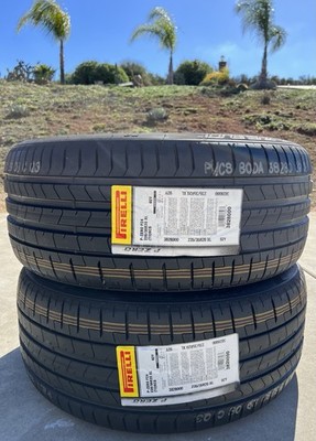 Set of TWO BRAND NEW 235/35R20 92Y Pirelli P Zero PZ4 T0 Tesla