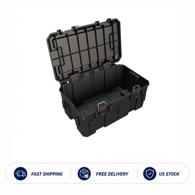 Hyper Tough Hyper Stack Middle Tool Storage Chest   Heavy-Duty, Stackable