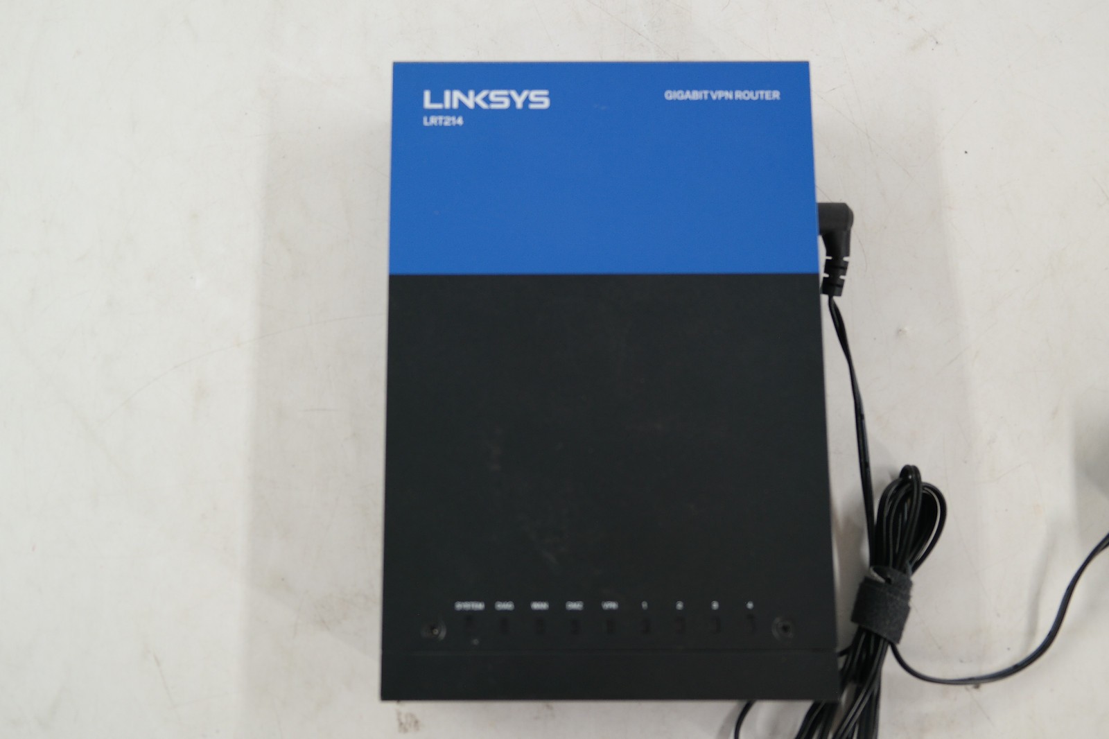 Linksys LRT214 Gigabit VPN Router. Available Now for $37.99