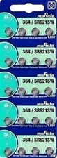 Murata 364 SR621SW Battery 1.55V Silver Oxide Watch Button Cell Contractor...