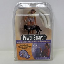 Rinse Ace Power Sprayer Kit Shower Head Detachable 6' Hose On/Off Spray NEW