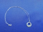 GRANDMA GRABE'S BEAUTIFUL VINTAGE 925 STERLING SILVER ETCHED RING 2.9G NECKLACE