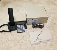 Beocom 1600 B O Bang  Olufsen 1980s Black Grey Desk Landline Phone Original Box