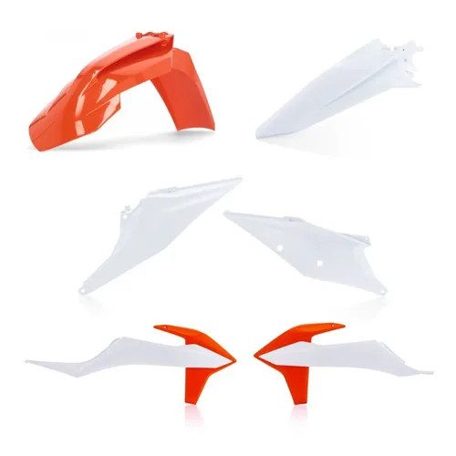Acerbis Plastic Fender Body Kit OE Orange White KTM 250 SXF 19-22 - Picture 4 of 6