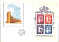 GOLDPATH: Vatican City cover 1958 to Belgium CV899_P26