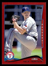 2014 Topps Update Series - Nick Tepesch #US-124 Red