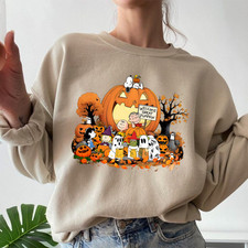 Great Pumpkin Sweatshirt Welcome Halloween Cr...
