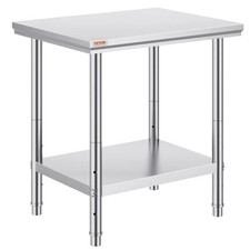 VEVOR Stainless Steel Prep Table, 24 x 30 x 3...