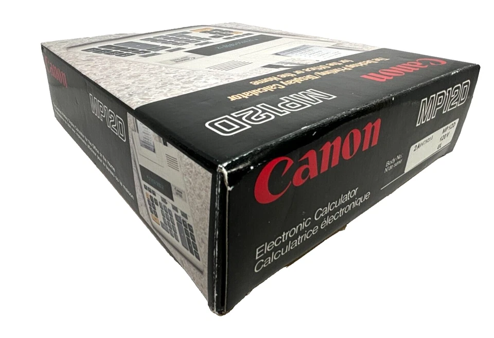 NEW Canon Electronic Desktop Printing Display Calculator MP12D NIB Vtg MP 12 D - Image 4 of 4