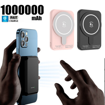 Mag Safe Portable Charger 1000000mAh Battery Pack for iPhone 12 13 14 Pro Max