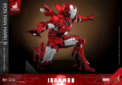 Iron Man Mark III Red & Chrome Version Hot Toys Sixth Scale Figure
