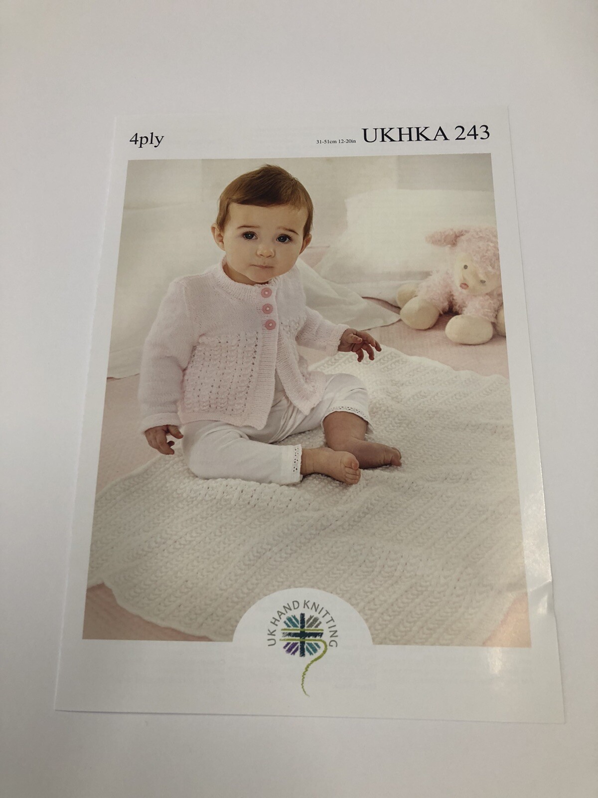 UKHKA 4ply Knitting Pattern 243