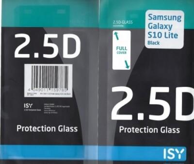 ISY Protection Glass D Samsung Galaxy S10 Lite black je  Stück N