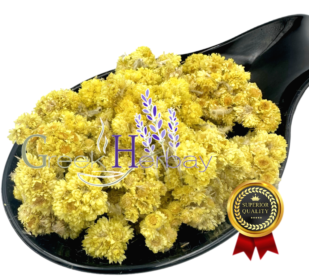 Everlasting Dried Flowers Immortelle Herbal Tea 20g - 1.9kg Helichrysum Italicum