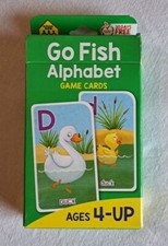 School Zone Go Fish Card Game: Play and Learn the ABCs, Age 4 