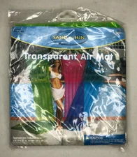 VTG Intex Sand N Sun Emerald Green Transparent Air Mat Pool 72” X 27” 59702W NEW