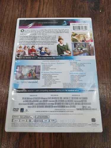Elf (DVD, 2003 New Line Home Entertainment) Will Ferrell - Picture 2 of 3