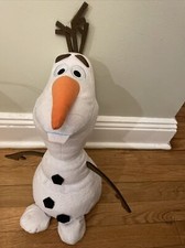 Ty Disney Frozen Sparkles Olaf Plush 18-19" very cute and huggable