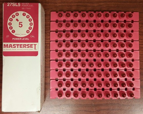 Masterset 27SL5 100/Rosso 6,8 x 11 mm .27 cal. Strisce cariche - Foto 1 di 5