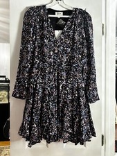 Floral Print Long Sleeve Dress