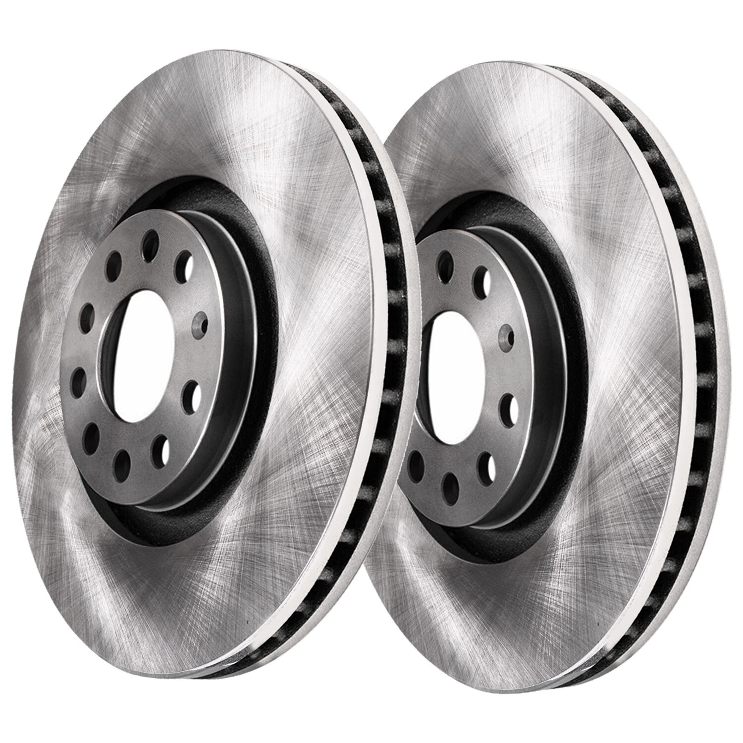 Front Disc Rotors + Ceramic Brake Pads for Audi Q3 Quattro Passat