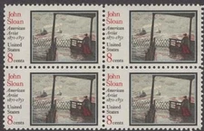 Scott # 1433 - US  Block Of 4 - John Sloan - MNH -1971