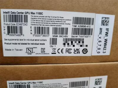 Intel Date Center GPU Max 1100C HBM2e 48GB Memory Graphics Card
