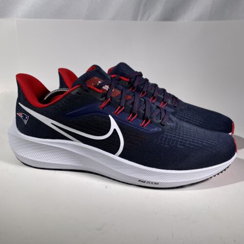 Nike Air Zoom Pegasus 39 Mens Sz 12 New England Patriots Sneakers DR2054-400 - Picture 1 of 9