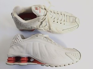 Nike Shox R4 x Neymar Jr. Red \u0026 Platinum Tint Athletic Shoes Boy's 6.5M |  eBay