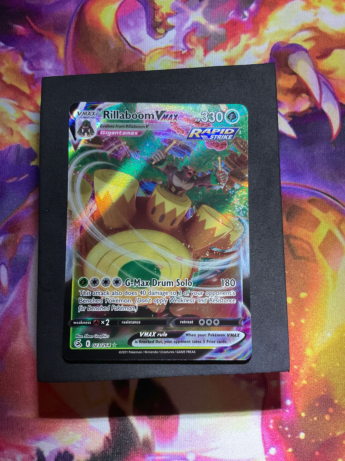 Rillaboom VMAX 23/264 Ultra Rare Fusion Strike Pokemon TCG Near Mint
