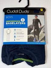 Cuddl Duds Boys Performance BaseLayers 2 Piece Set NWT Medium