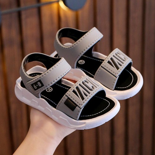 Sandali bambini antiscivolo fondo morbido scarpe da spiaggia ragazzo sandali estivi migliori X4C9 - Foto 2 di 23