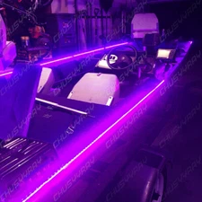 LED Black Light Night Fishing LED Strip UV Ultraviolet boat bass fishing 12v