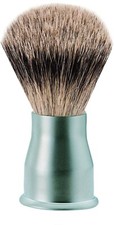 XL Shaving Brush Metal Handle  Badger Hair Silver Tip Extra Large Erbe Solingen