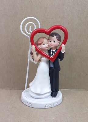 Sopratorta Per Matrimonio E Nozze D'Oro – Modecor Cake Topper Con Coppia Di Sposi, 13 Cm
