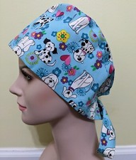 Surgery Surgical Scrub Unisex Cap Caps Hats Hat Health Nurse Dog Dogs Canine