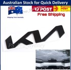 <!--F#f_0-->Gloss Black New KIA OEM Style Carnival Badge Front Bonnet Emblem Decal AUS STOCK<!--F/-->