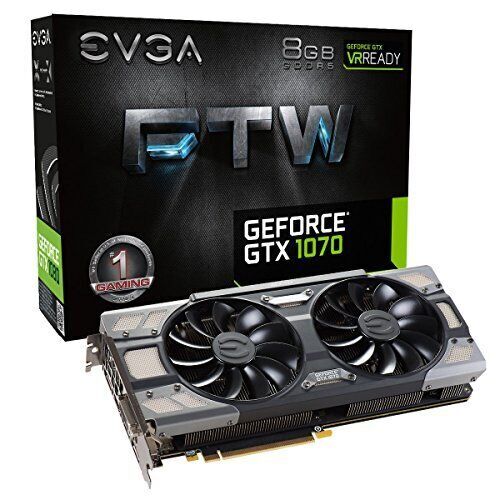 EVGA NVIDIA GeForce GTX 1070 8GB GDDR5 Graphics Card - 08G-P4-6276-KR