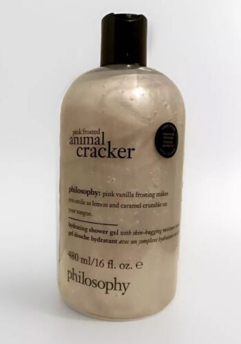 Philosophy PINK FROSTED ANIMAL CRACKER Hydrating Shower Gel 16 oz NEW/NOT SEALED - Picture 2 of 5
